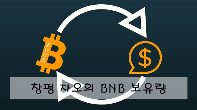 창펑 자오의 BNB 보유량