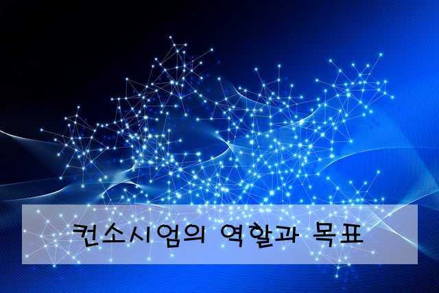 컨소시엄의 역할과 목표