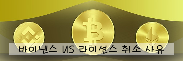 바이낸스 US 라이선스 취소 사유