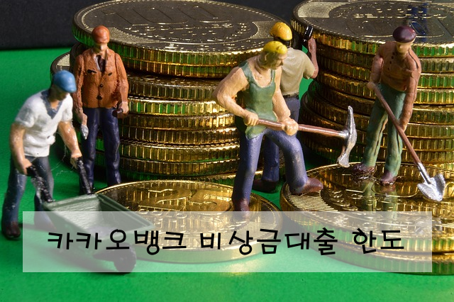 카카오뱅크 비상금대출 한도