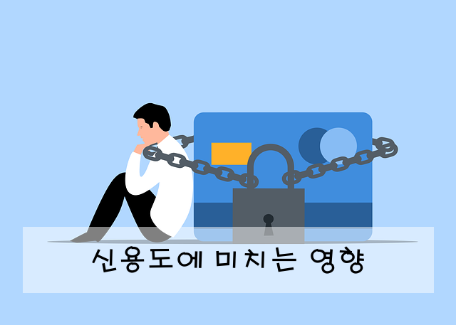 신용도에 미치는 영향