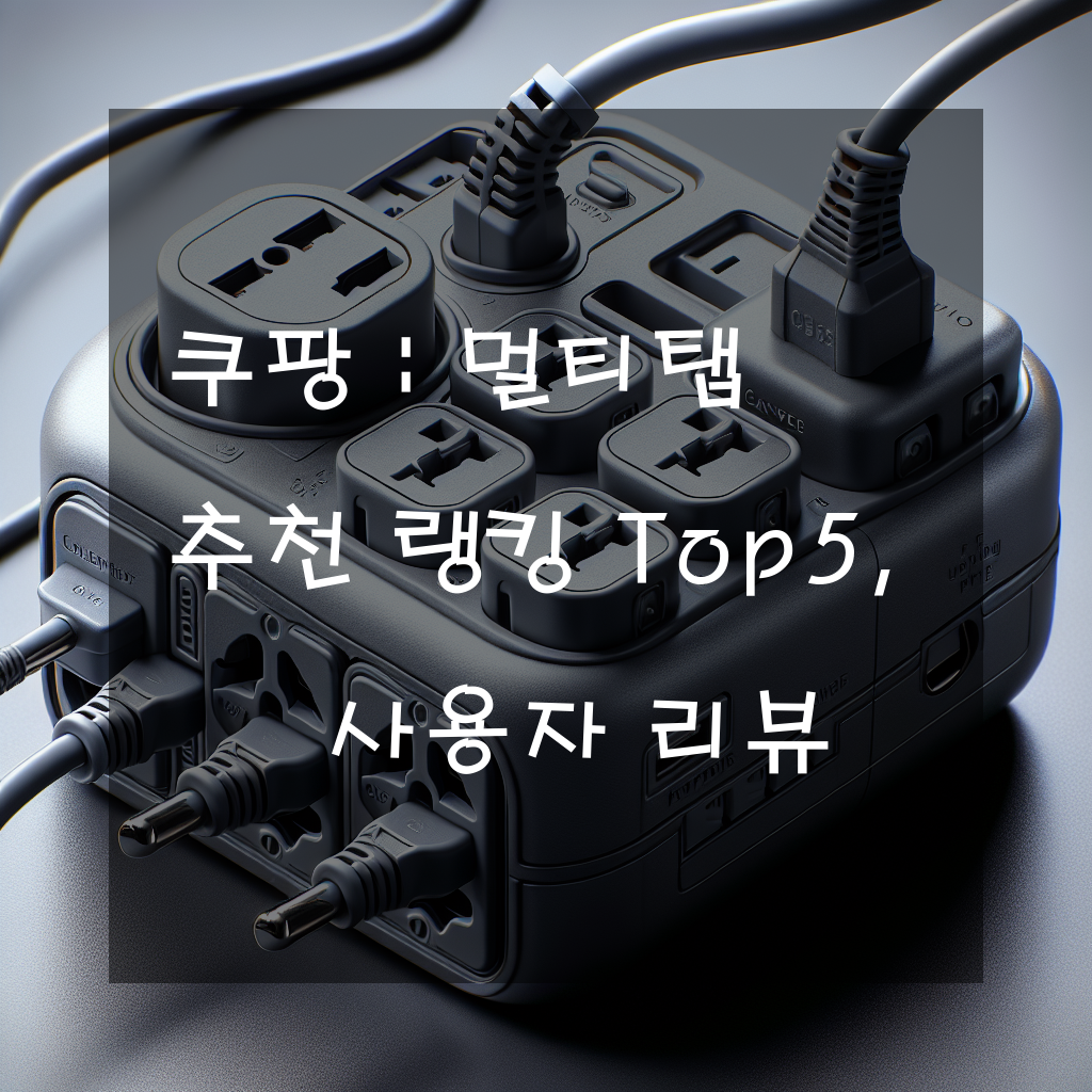 쿠팡 : 멀티탭 추천 랭킹 Top5, 사용자 리뷰