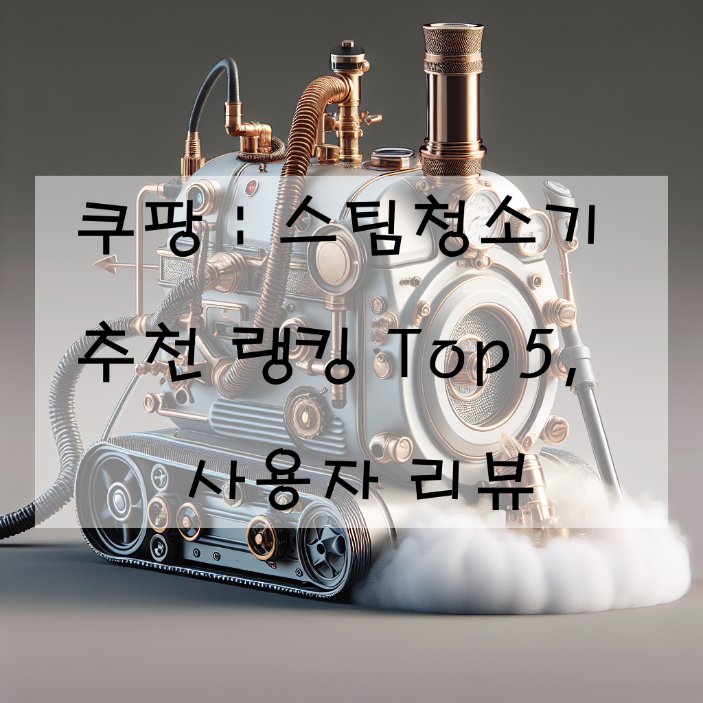 쿠팡 : 스팀청소기 추천 랭킹 Top5, 사용자 리뷰