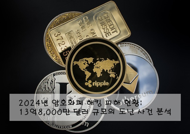 2024년 암호화폐 해킹 피해 현황: 13억8,000만 달러 규모의 도난 사건 분석