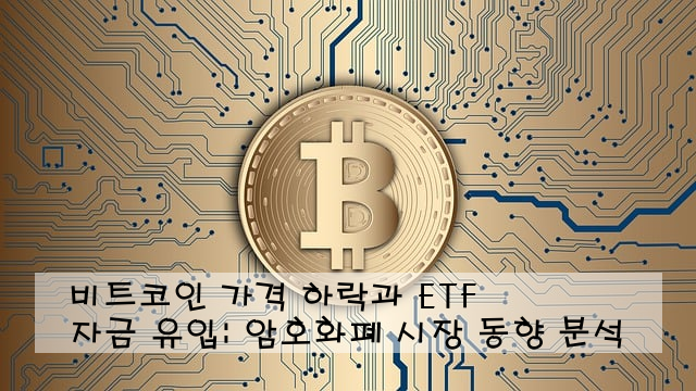 비트코인 가격 하락과 ETF 자금 유입: 암호화폐 시장 동향 분석