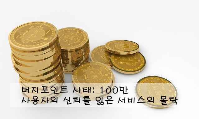 머지포인트 사태: 100만 사용자의 신뢰를 잃은 서비스의 몰락