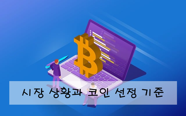 시장 상황과 코인 선정 기준