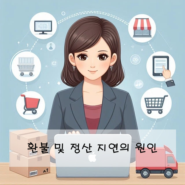 환불 및 정산 지연의 원인