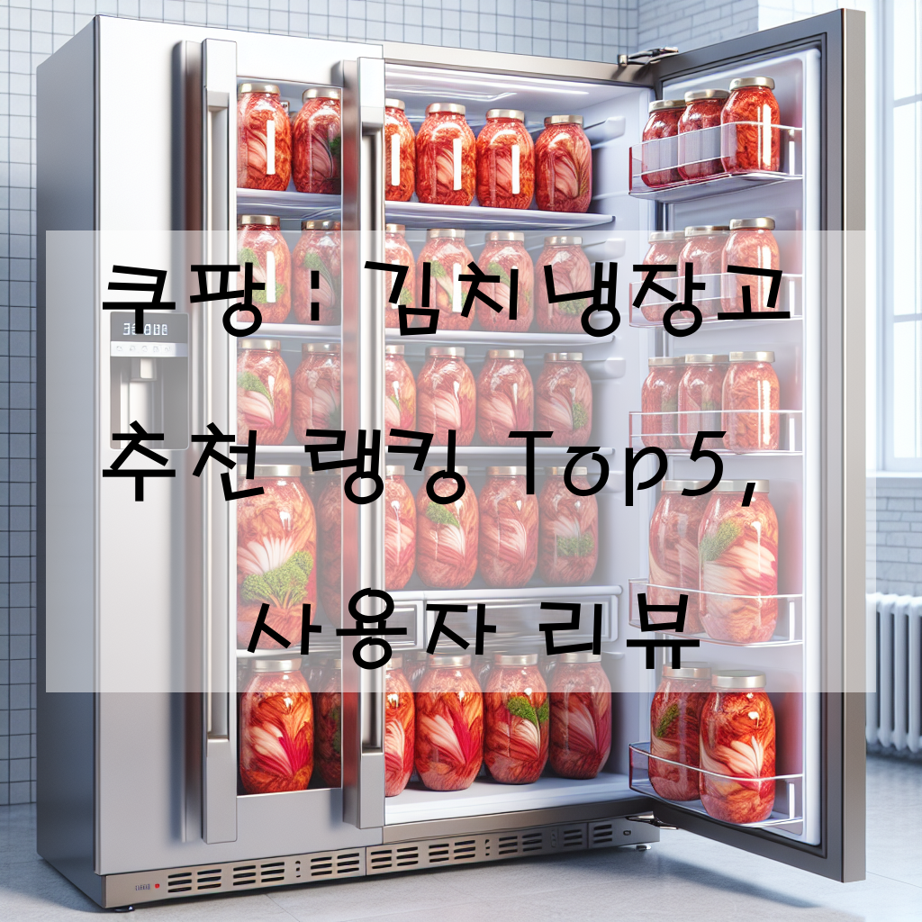 쿠팡 : 김치냉장고 추천 랭킹 Top5, 사용자 리뷰