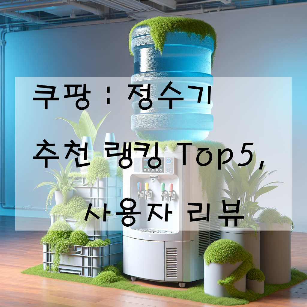 쿠팡 : 정수기 추천 랭킹 Top5, 사용자 리뷰