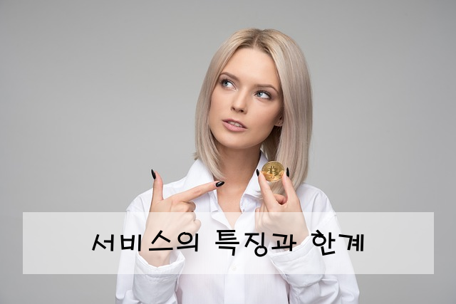 서비스의 특징과 한계