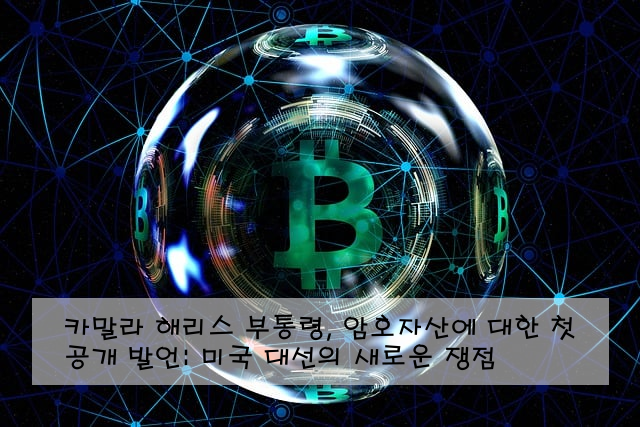 카말라 해리스 부통령, 암호자산에 대한 첫 공개 발언: 미국 대선의 새로운 쟁점