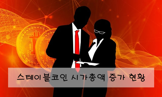 스테이블코인 시가총액 증가 현황