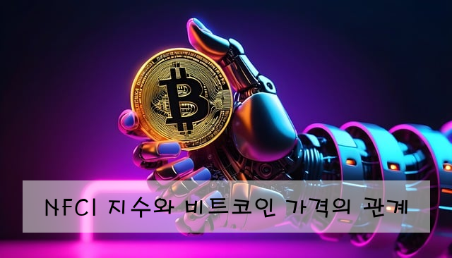 NFCI 지수와 비트코인 가격의 관계