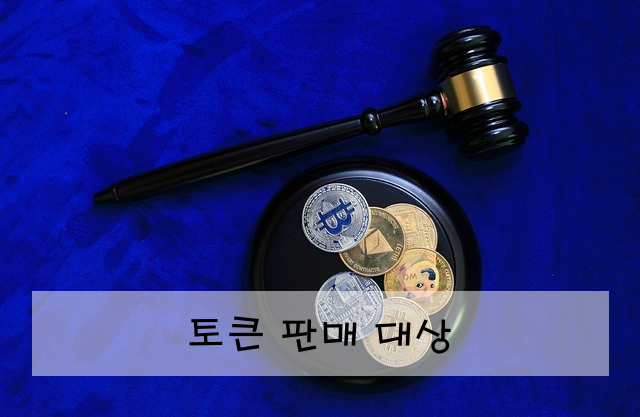 토큰 판매 대상