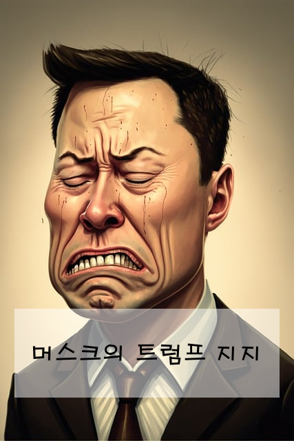 머스크의 트럼프 지지