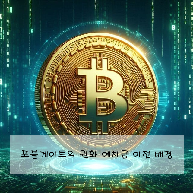 포블게이트의 원화 예치금 이전 배경