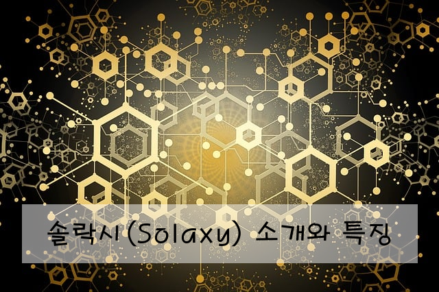 솔락시(Solaxy) 소개와 특징