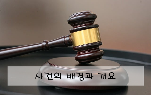 사건의 배경과 개요