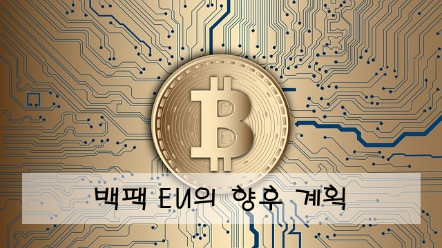 백팩 EU의 향후 계획