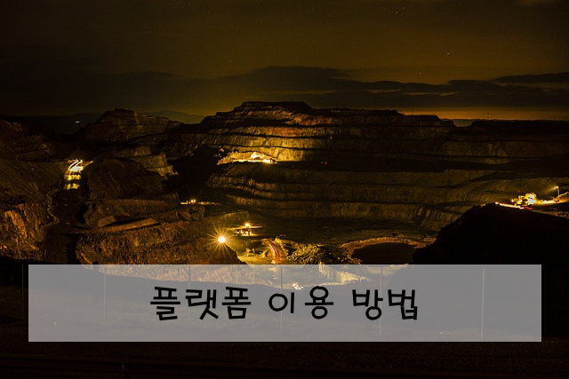 플랫폼 이용 방법