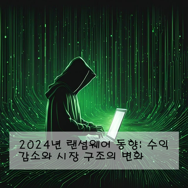 2024년 랜섬웨어 동향: 수익 감소와 시장 구조의 변화