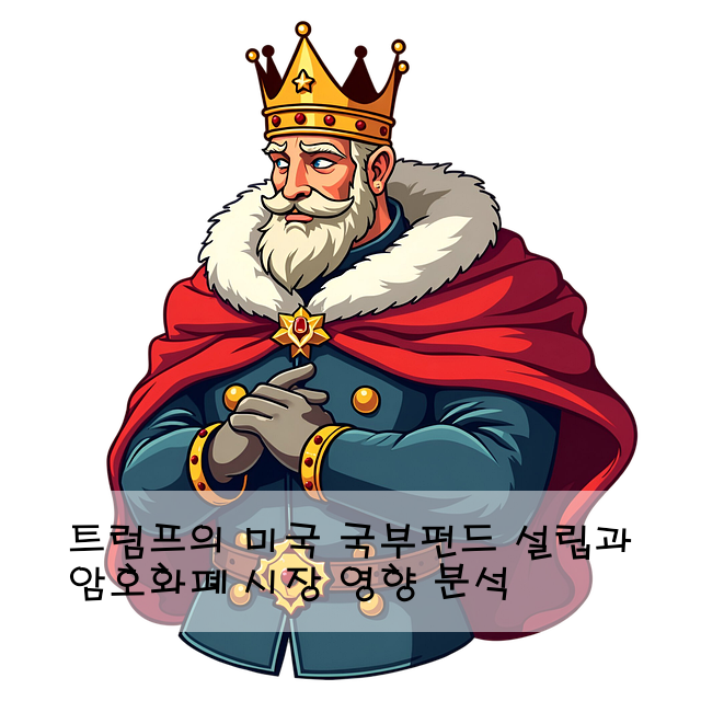 트럼프의 미국 국부펀드 설립과 암호화폐 시장 영향 분석