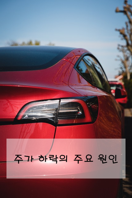 주가 하락의 주요 원인
