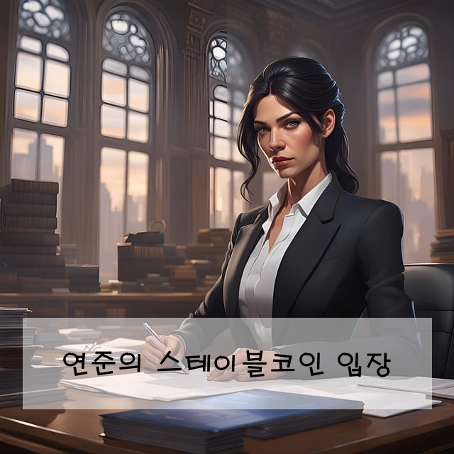 연준의 스테이블코인 입장