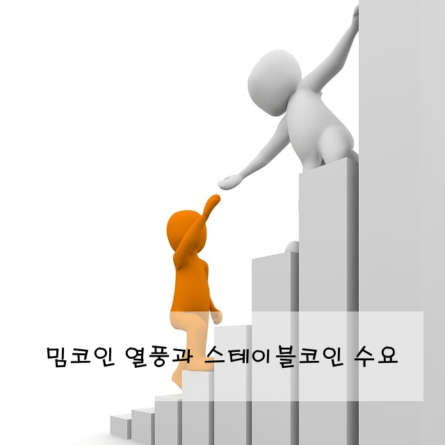 밈코인 열풍과 스테이블코인 수요
