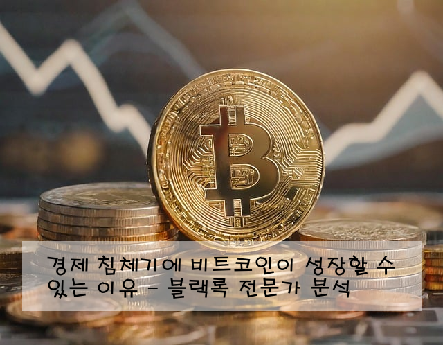 경제 침체기에 비트코인이 성장할 수 있는 이유 - 블랙록 전문가 분석