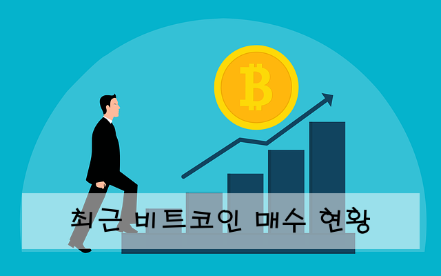 최근 비트코인 매수 현황