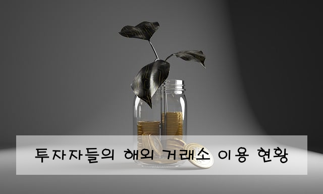 투자자들의 해외 거래소 이용 현황