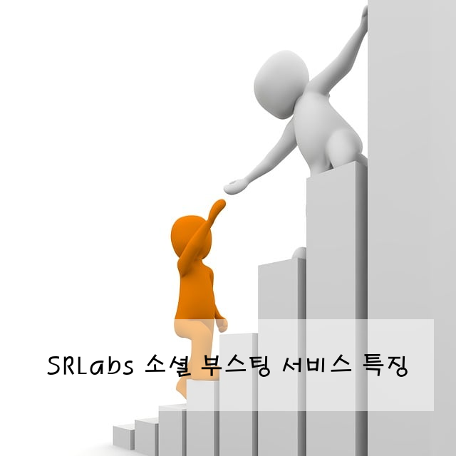 SRLabs 소셜 부스팅 서비스 특징