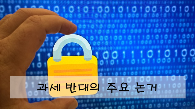 과세 반대의 주요 논거