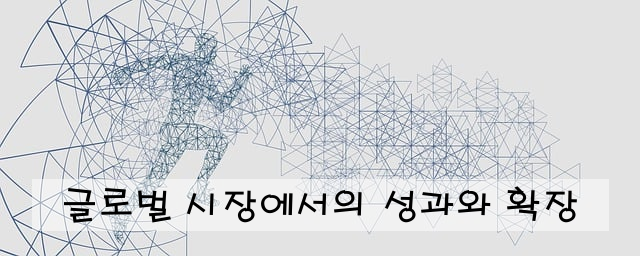 글로벌 시장에서의 성과와 확장