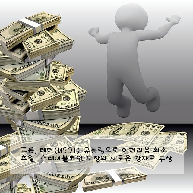 트론, 테더(USDT) 유통량으로 이더리움 최초 추월! 스테이블코인 시장의 새로운 강자로 부상