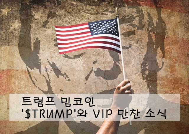 트럼프 밈코인 '$TRUMP'와 VIP 만찬 소식