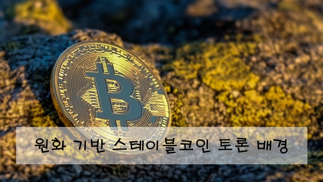 원화 기반 스테이블코인 토론 배경