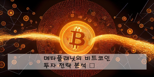 메타플래닛의 비트코인 투자 전략 분석 🧠