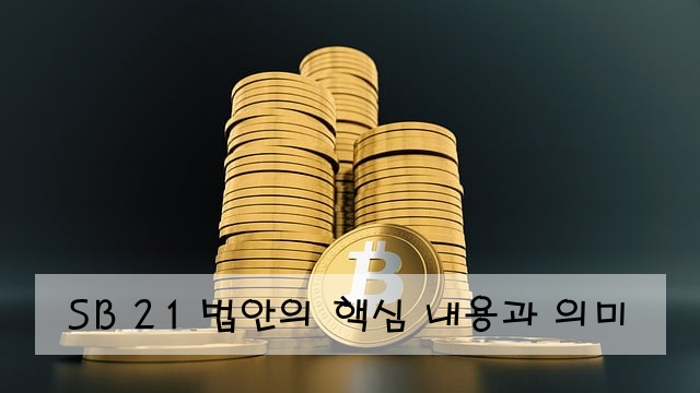 SB 21 법안의 핵심 내용과 의미
