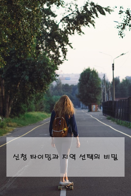 신청 타이밍과 지역 선택의 비밀