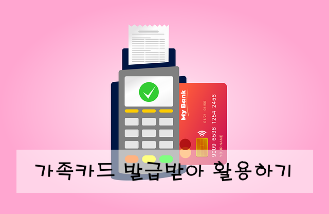 가족카드 발급받아 활용하기