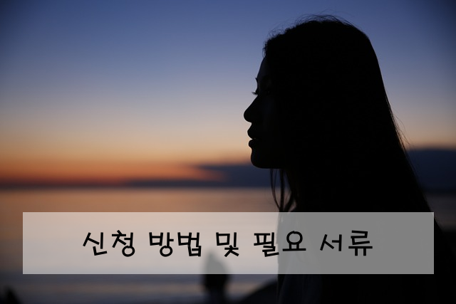 신청 방법 및 필요 서류