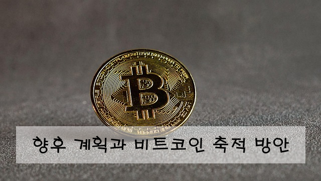 향후 계획과 비트코인 축적 방안