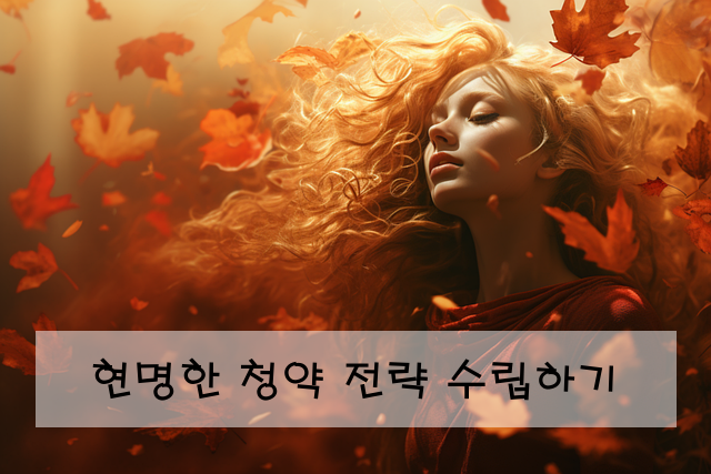 현명한 청약 전략 수립하기