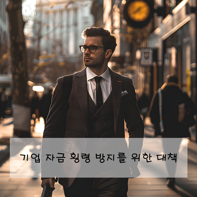기업 자금 횡령 방지를 위한 대책