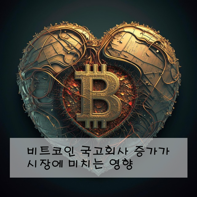 비트코인 국고회사 증가가 시장에 미치는 영향