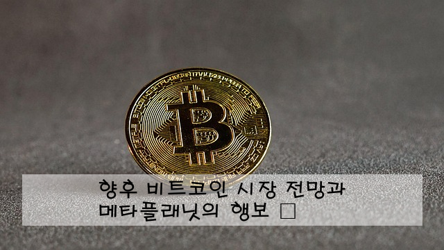 향후 비트코인 시장 전망과 메타플래닛의 행보 🔮
