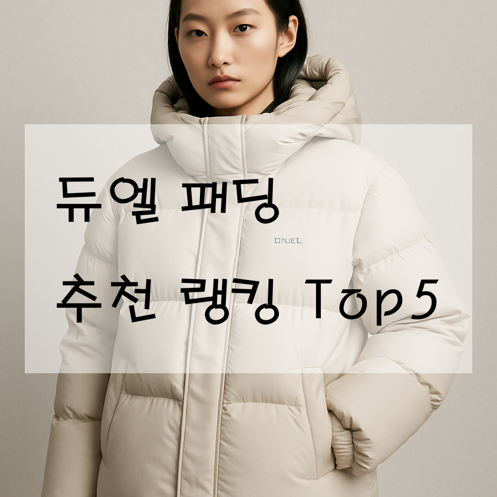 듀엘 패딩 TOP5 가성비 추천! 리뷰 분석으로 본 장단점 총정리